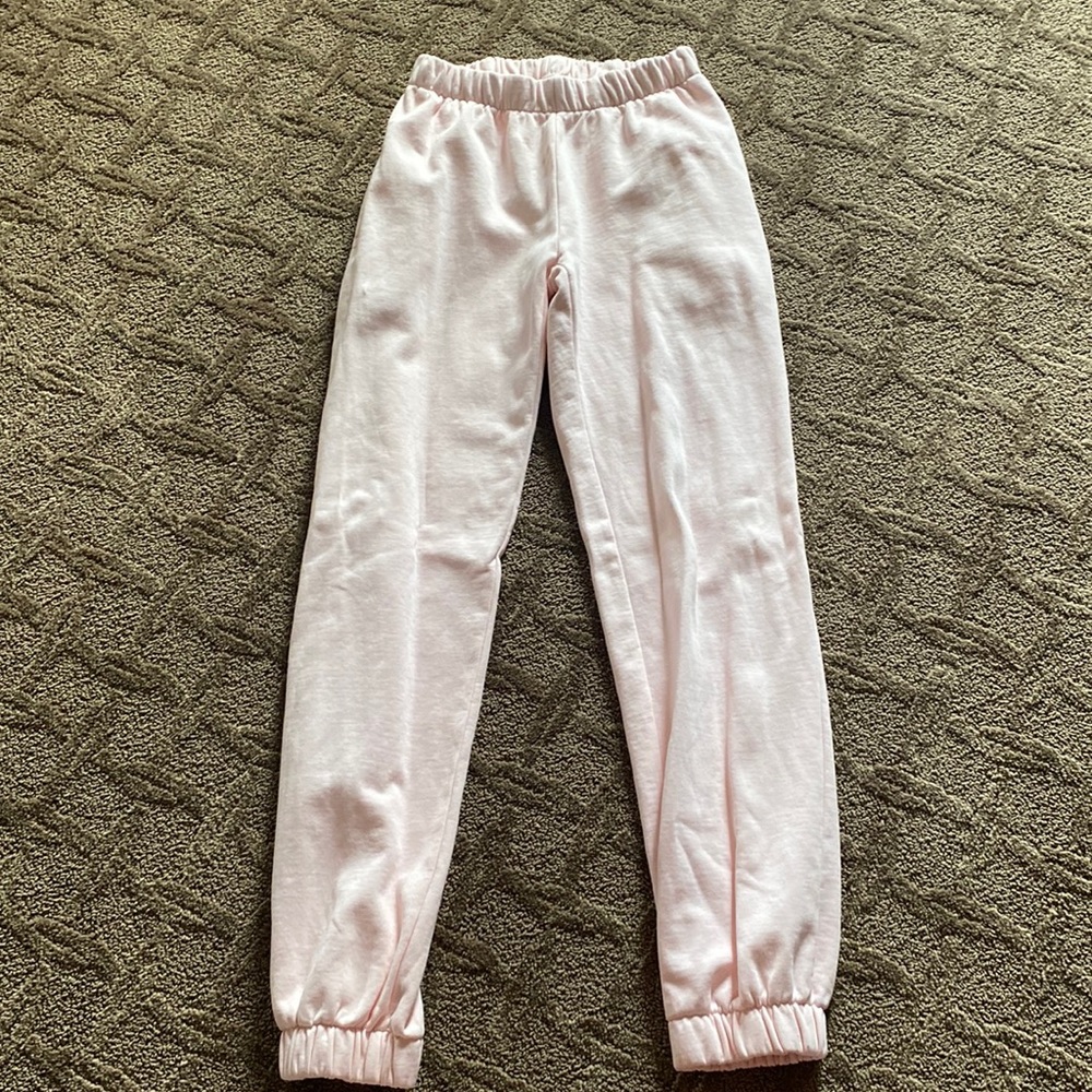 brandy mellvile blush pink sweatpants